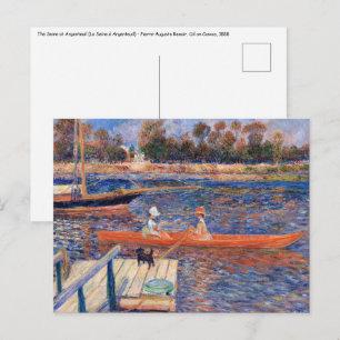 Pierre-Auguste Renoir - The Seine at Argenteuil Postcard