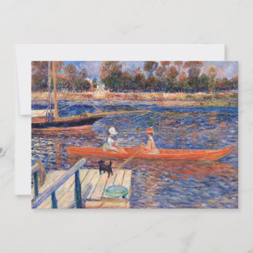 Pierre_Auguste Renoir _ The Seine at Argenteuil Thank You Card