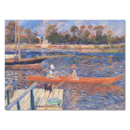 Pierre_Auguste Renoir _ The Seine at Argenteuil Tissue Paper