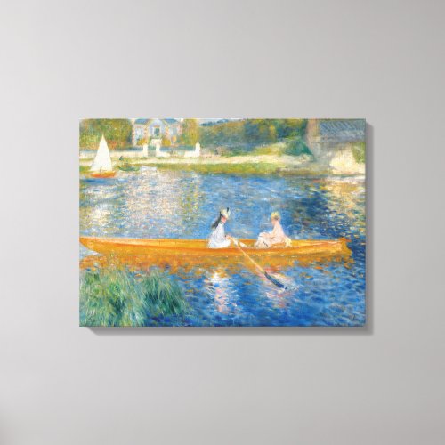 Pierre_Auguste Renoir _ The Skiff Canvas Print