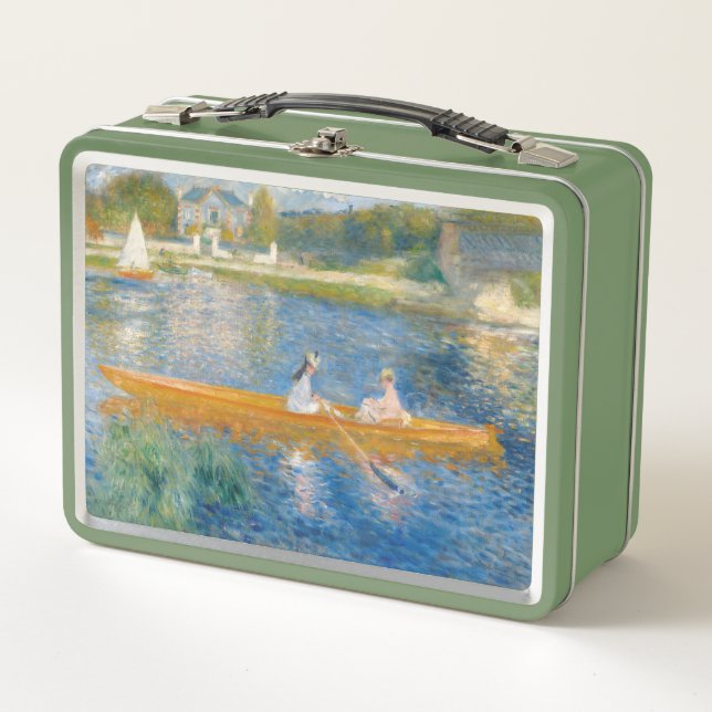 Pierre-Auguste Renoir - The Skiff Metal Lunch Box (Front)