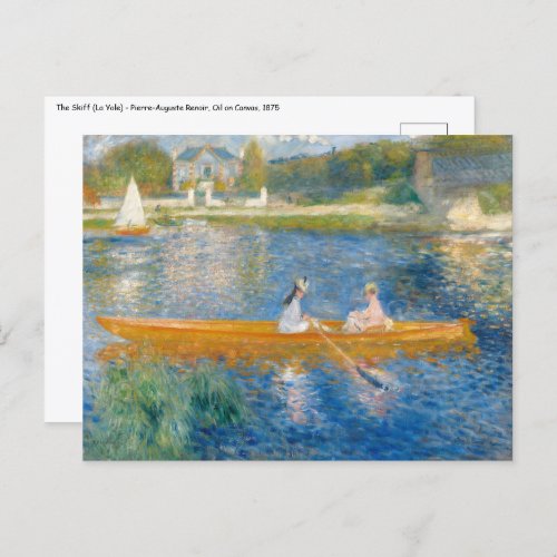 Pierre_Auguste Renoir _ The Skiff Postcard
