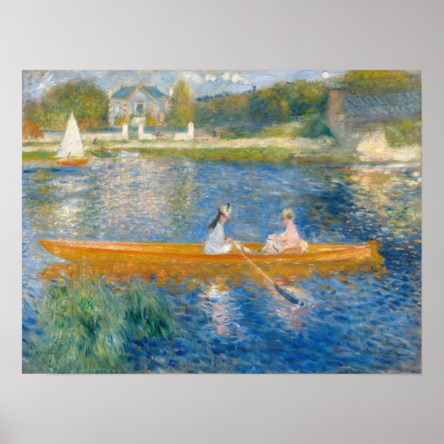 Pierre-Auguste Renoir - The Skiff Poster (Front)
