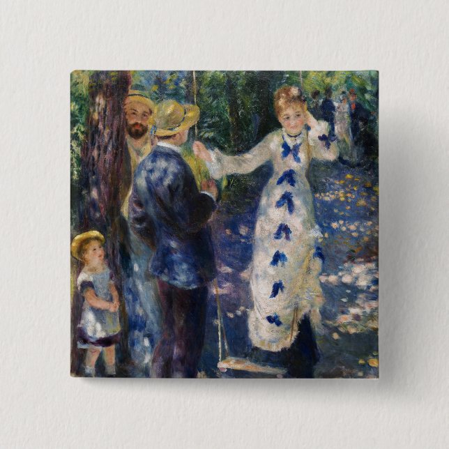 Pierre-Auguste Renoir - The Swing Button (Front)