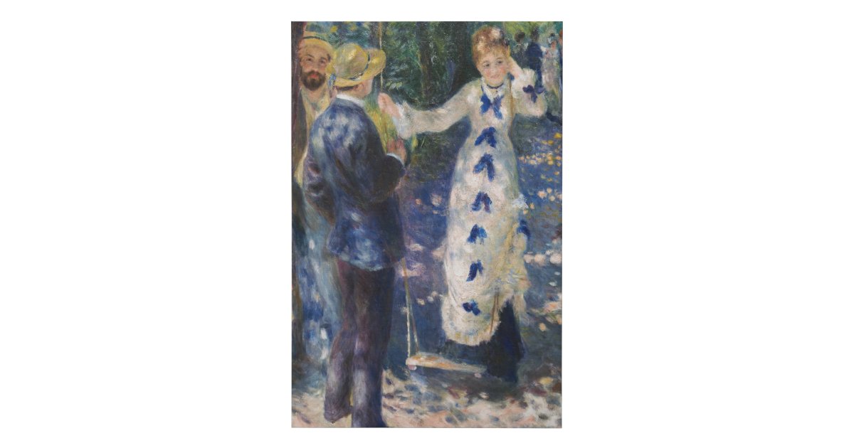 Pierre-Auguste Renoir - The Swing Faux Canvas Print | Zazzle
