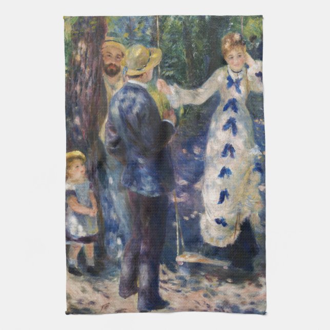 Pierre-Auguste Renoir - The Swing Kitchen Towel (Vertical)