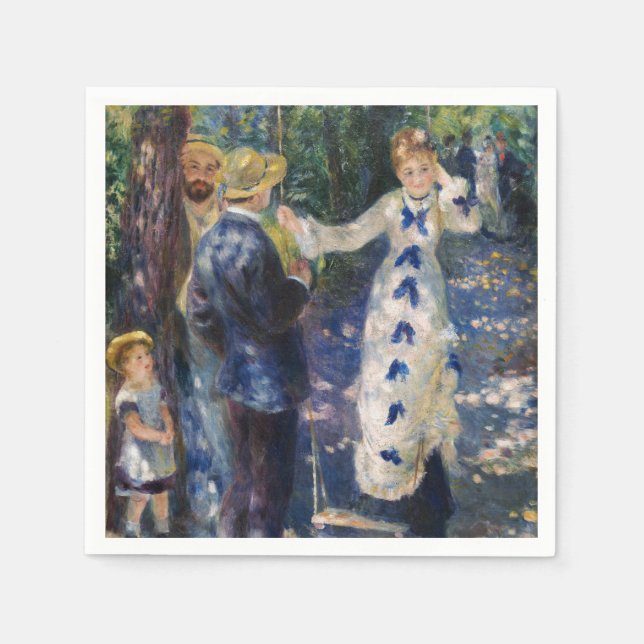 Pierre-Auguste Renoir - The Swing Napkins (Front)