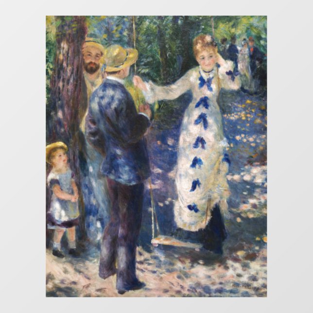 Pierre-Auguste Renoir - The Swing Window Cling (Sheet)