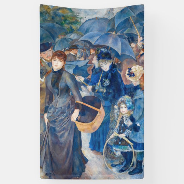Pierre-Auguste Renoir - The Umbrellas Banner (Vertical)