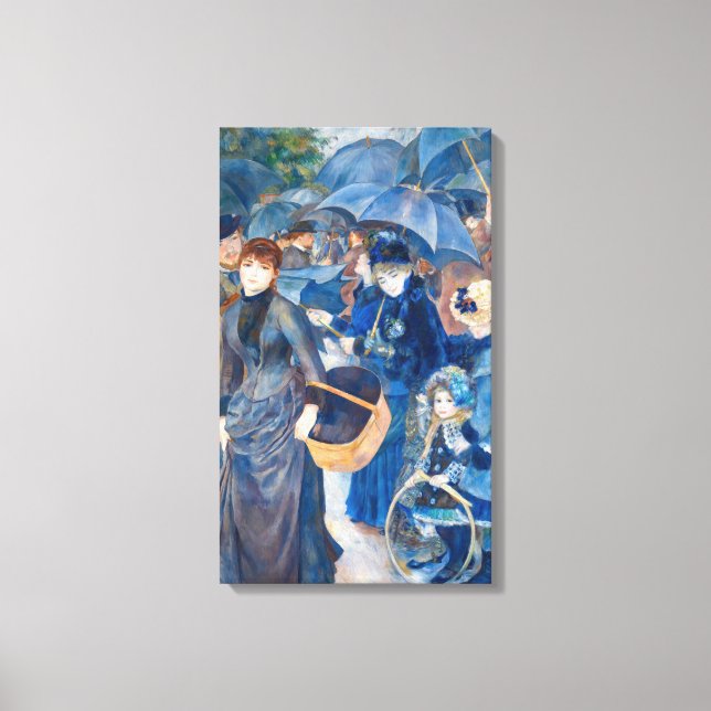 Pierre-Auguste Renoir - The Umbrellas Canvas Print (Front)