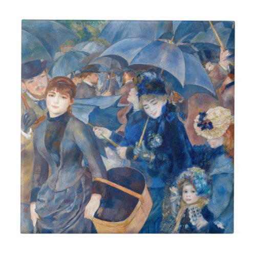 Pierre_Auguste Renoir _ The Umbrellas Ceramic Tile