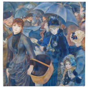 Pierre-Auguste Renoir - The Umbrellas Cloth Napkin