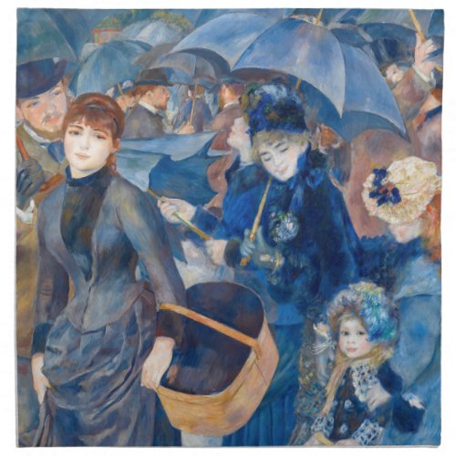 Pierre_Auguste Renoir _ The Umbrellas Cloth Napkin