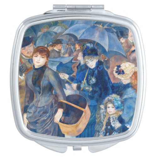 Pierre_Auguste Renoir _ The Umbrellas Compact Mirror