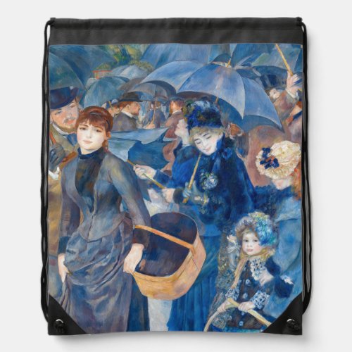Pierre_Auguste Renoir _ The Umbrellas Drawstring Bag