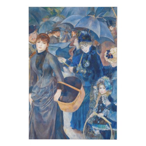 Pierre_Auguste Renoir _ The Umbrellas Faux Canvas Print