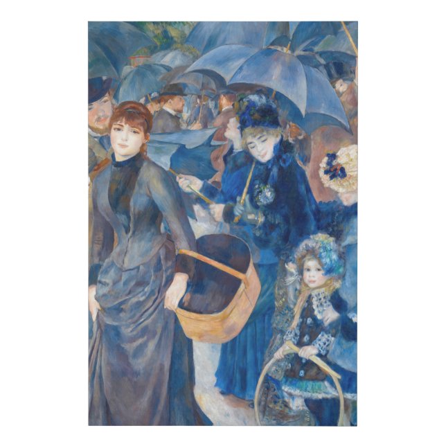 Pierre-Auguste Renoir - The Umbrellas Faux Canvas Print (Front)