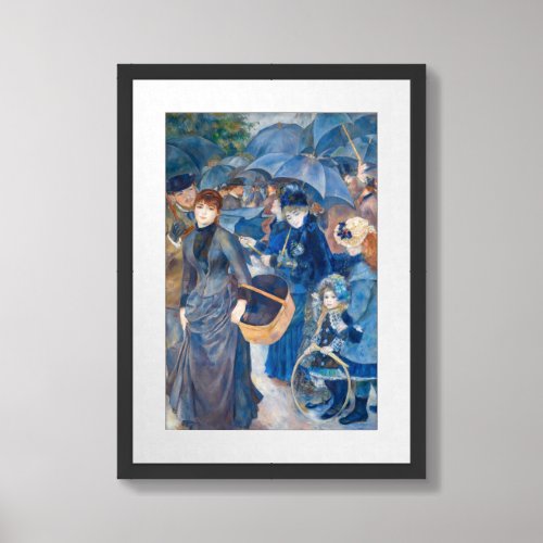 Pierre_Auguste Renoir _ The Umbrellas Framed Art