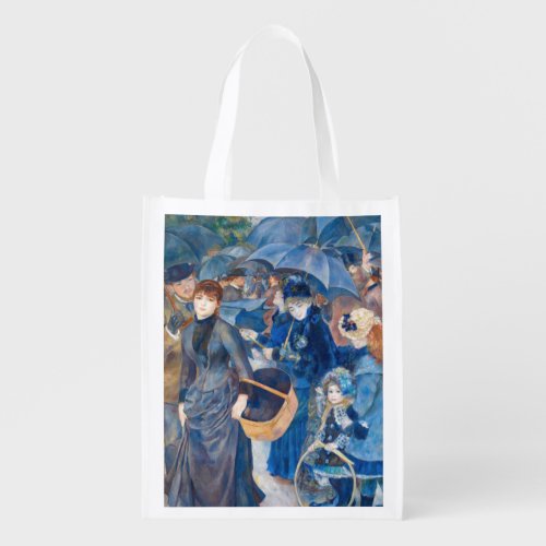 Pierre_Auguste Renoir _ The Umbrellas Grocery Bag