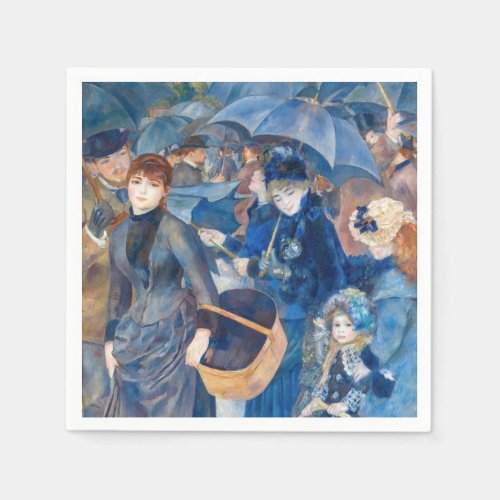 Pierre_Auguste Renoir _ The Umbrellas Napkins