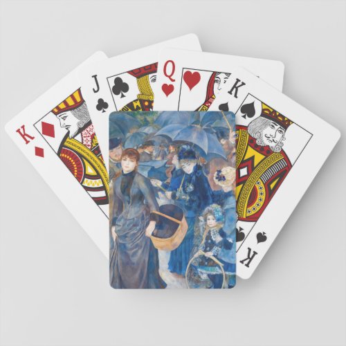 Pierre_Auguste Renoir _ The Umbrellas Playing Cards