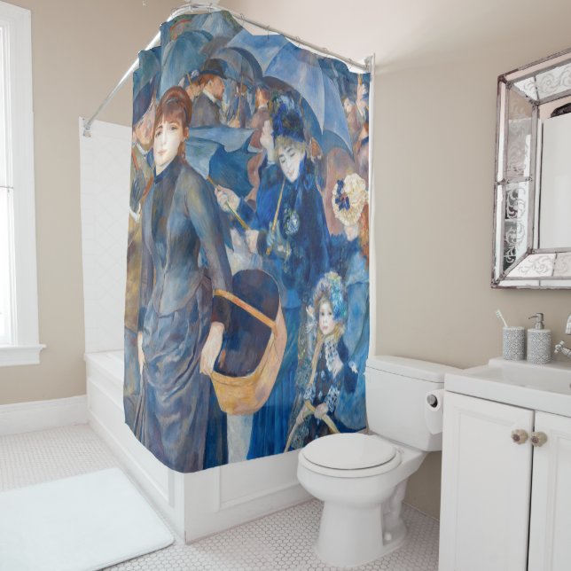 Pierre-Auguste Renoir - The Umbrellas Shower Curtain (In Situ)