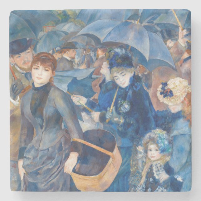 Pierre-Auguste Renoir - The Umbrellas Stone Coaster (Front)