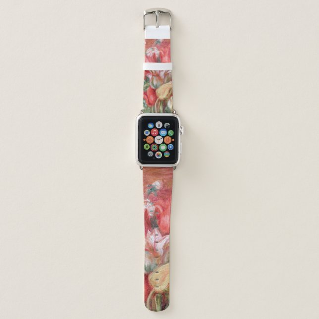Pierre-Auguste Renoir - Tulip Bouquet Apple Watch Band (Front)