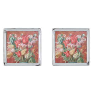 Pierre-Auguste Renoir - Tulip Bouquet Cufflinks
