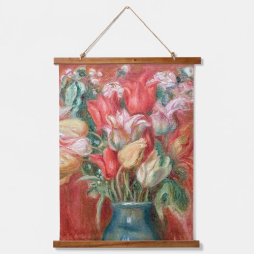 Pierre_Auguste Renoir _ Tulip Bouquet Hanging Tapestry