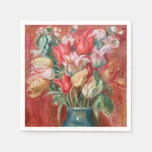 Pierre-Auguste Renoir - Tulip Bouquet Napkins