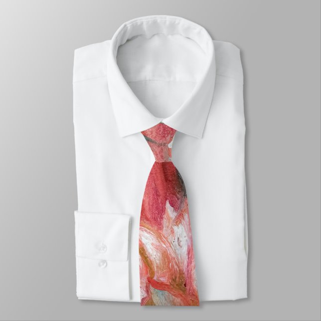 Pierre-Auguste Renoir - Tulip Bouquet Neck Tie (Tied)