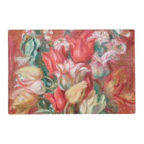 Pierre_Auguste Renoir _ Tulip Bouquet Placemat