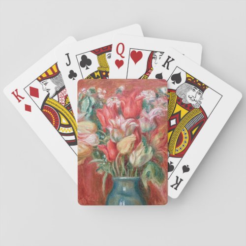 Pierre_Auguste Renoir _ Tulip Bouquet Playing Cards