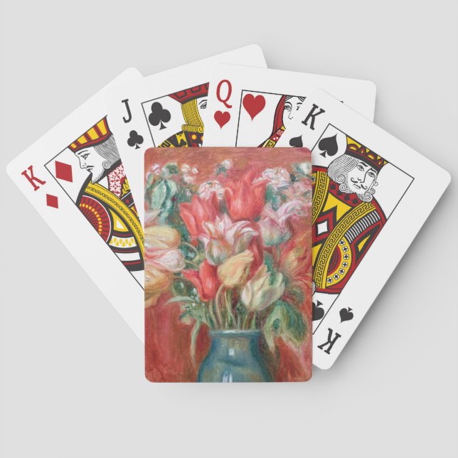 Pierre-Auguste Renoir - Tulip Bouquet Poker Cards (Back)