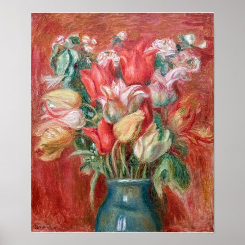Pierre_Auguste Renoir _ Tulip Bouquet Poster