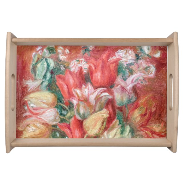 Pierre-Auguste Renoir - Tulip Bouquet Serving Tray (Front)