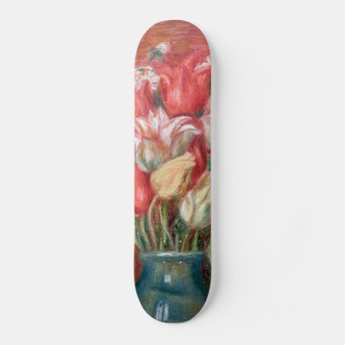 Pierre_Auguste Renoir _ Tulip Bouquet Skateboard
