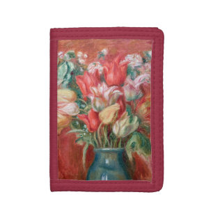 Pierre-Auguste Renoir - Tulip Bouquet Tri-fold Wallet