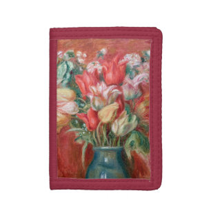 Pierre-Auguste Renoir - Tulip Bouquet Trifold Wallet
