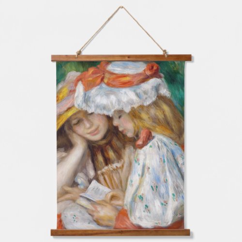 Pierre_Auguste Renoir _ Two Girls Reading Hanging Tapestry