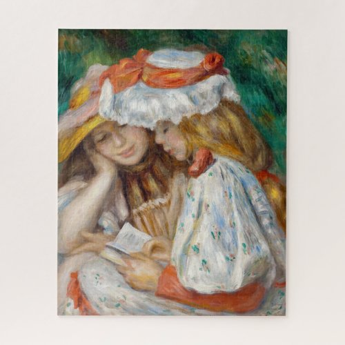 Pierre_Auguste Renoir _ Two Girls Reading Jigsaw Puzzle