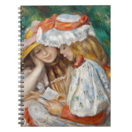 Pierre_Auguste Renoir _ Two Girls Reading Notebook