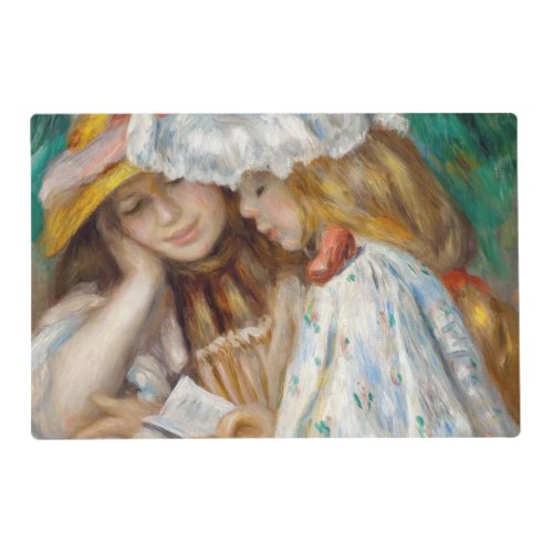 Pierre_Auguste Renoir _ Two Girls Reading Placemat