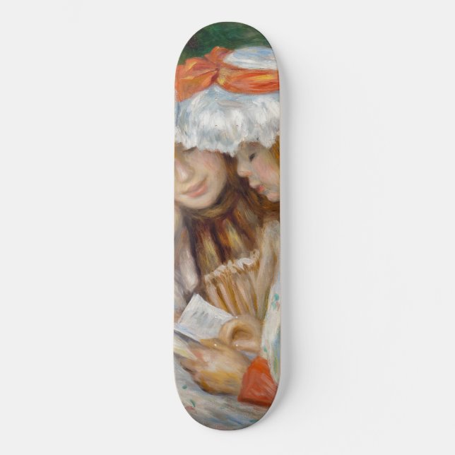 Pierre-Auguste Renoir - Two Girls Reading Skateboard (Front)
