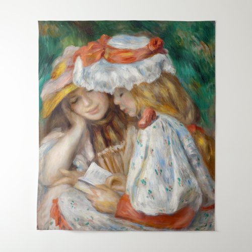 Pierre_Auguste Renoir _ Two Girls Reading Tapestry