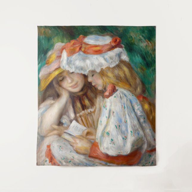 Pierre-Auguste Renoir - Two Girls Reading Tapestry (Front)