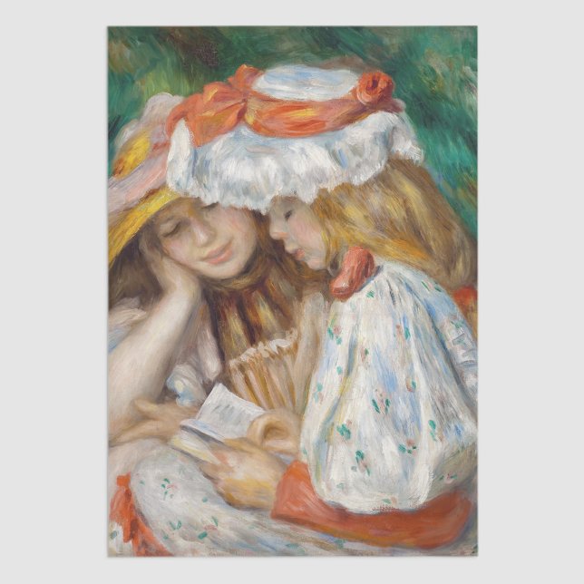 Pierre-Auguste Renoir - Two Girls Reading Tissue Paper (Creator Uploaded)