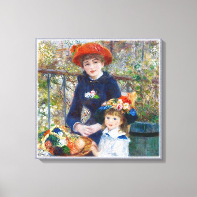Pierre-Auguste Renoir Two sisters CC0401 Canvas Print (Front)