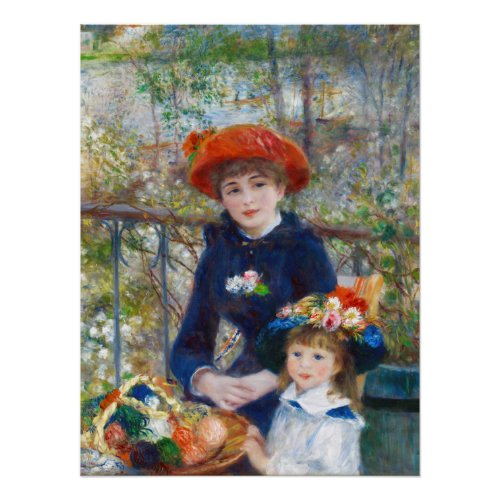 Pierre_Auguste Renoir Two sisters CC0524 Poster